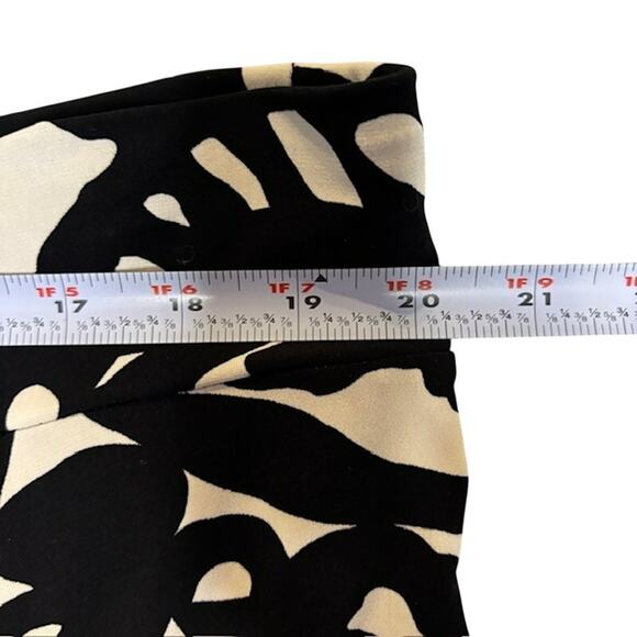 Merona ladies stretch knit abstract mosaic print twirl skirt professional XXL - Picture 5 of 6